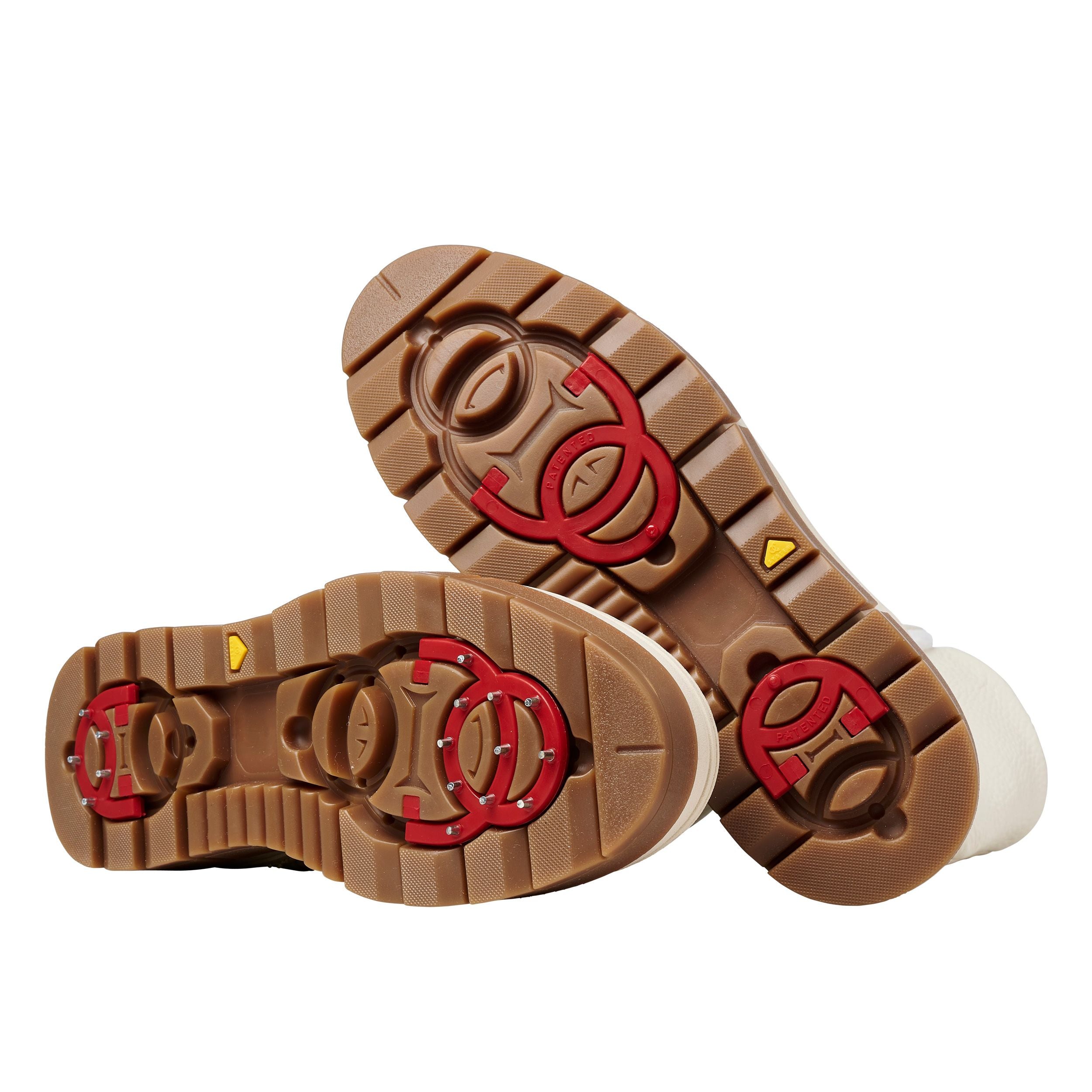 Wonder: Cream Leather & Shearling Boots Sole Bliss