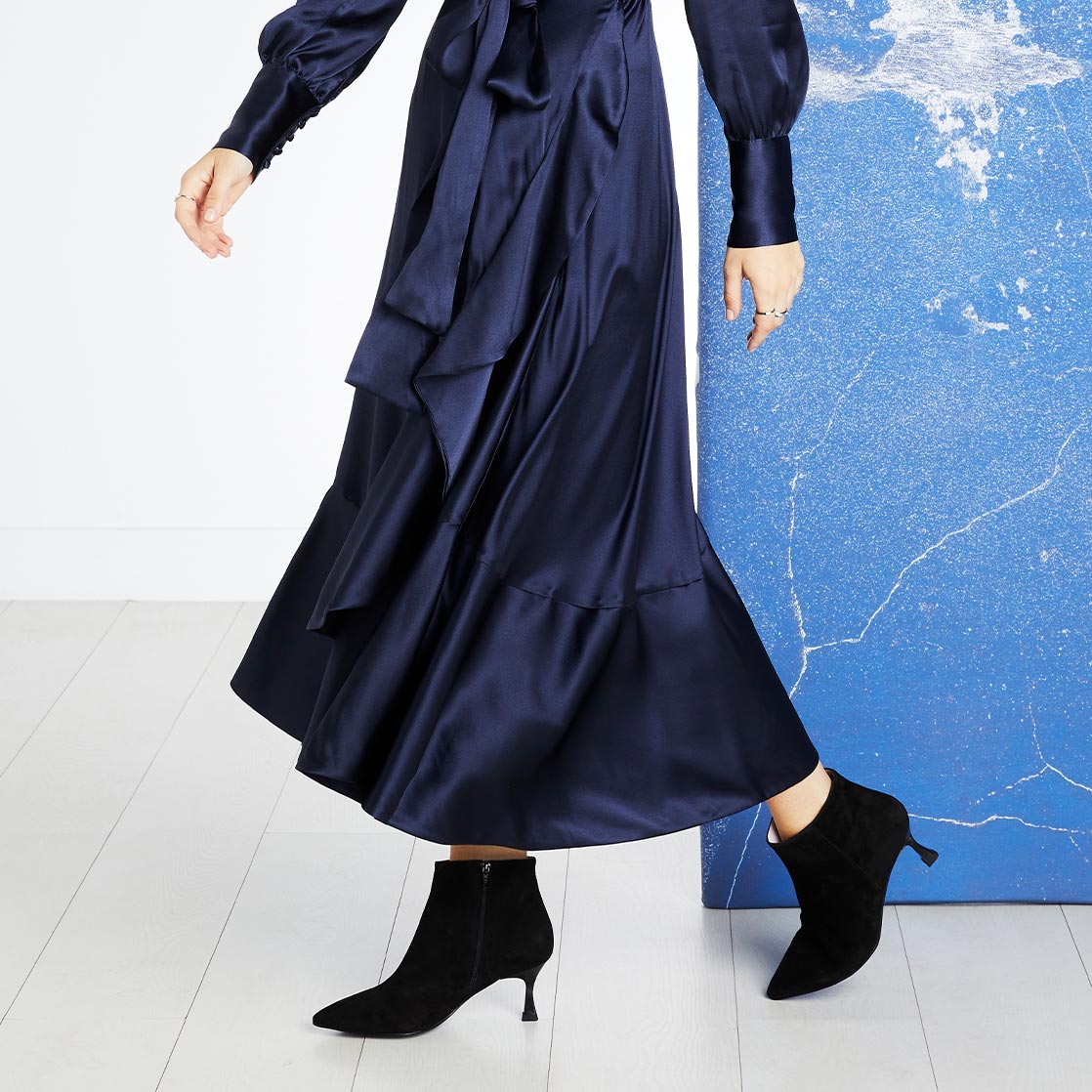 Billie: Black Suede Boots Sole Bliss