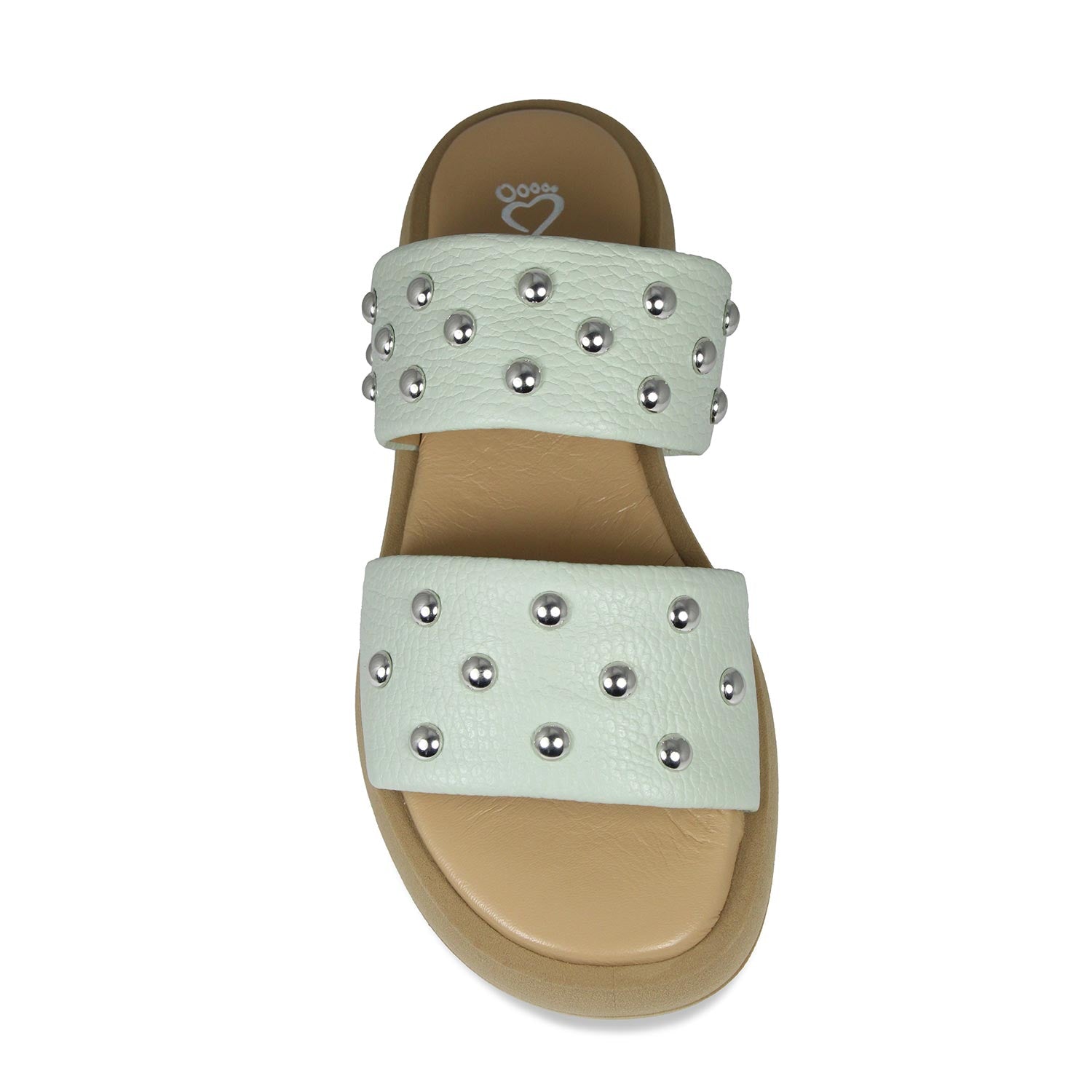 Bobbi: Mint Leather Shoes Sole Bliss