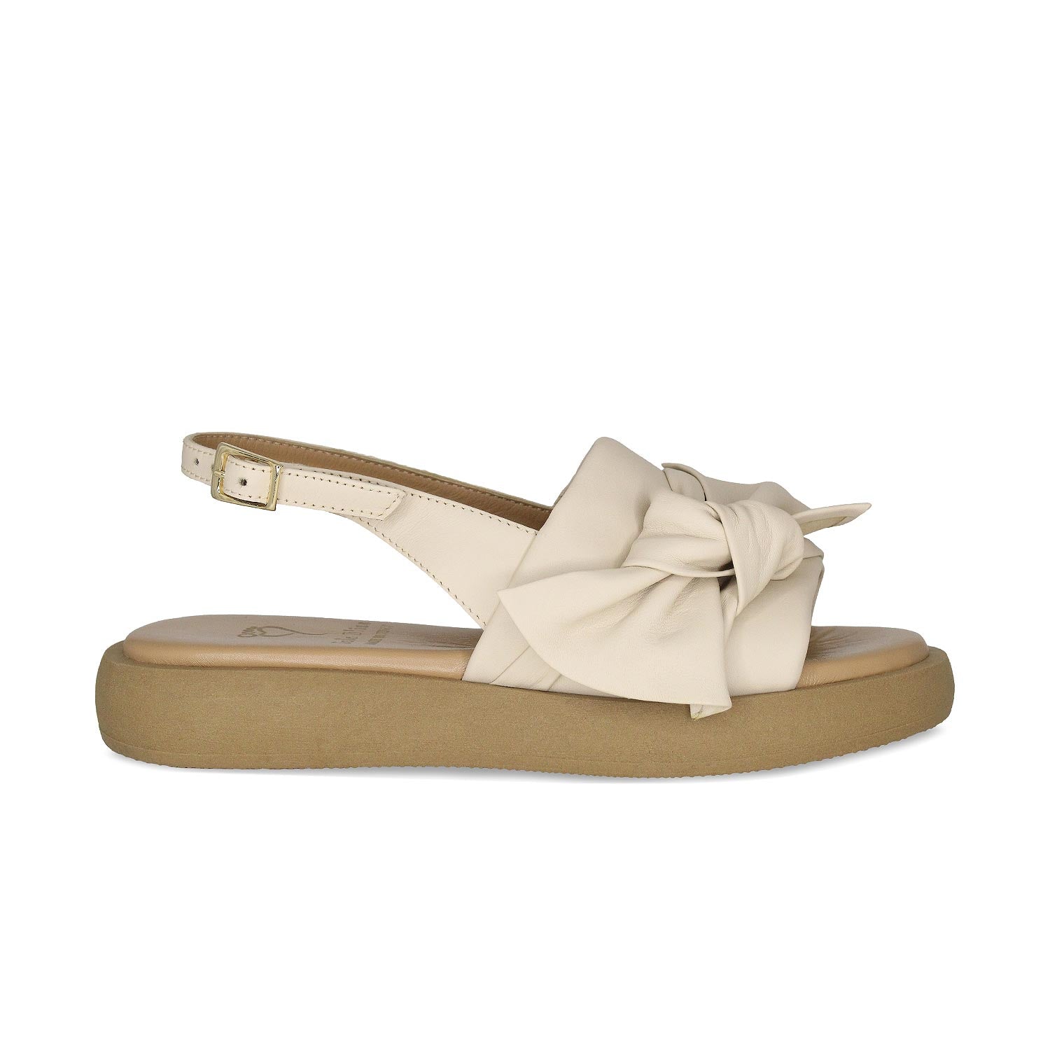 Bonnie: Cream Leather Shoes Sole Bliss