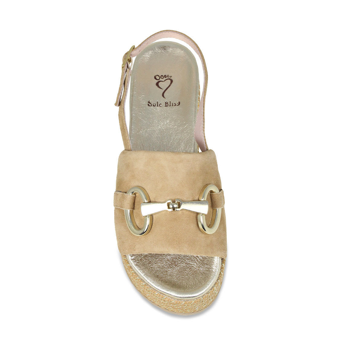 Bree: Camel Suede Shoes Sole Bliss
