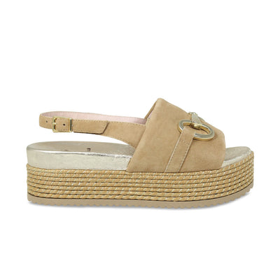 Bree: Camel Suede Shoes Sole Bliss