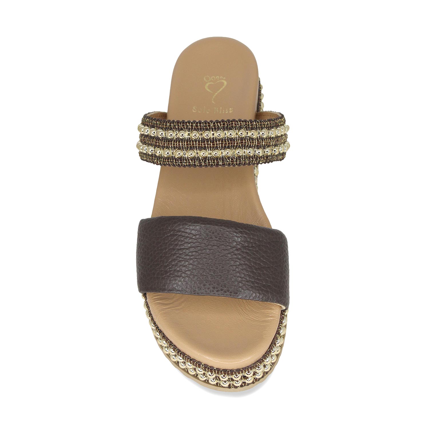 Brooke: Brown Leather Shoes Sole Bliss