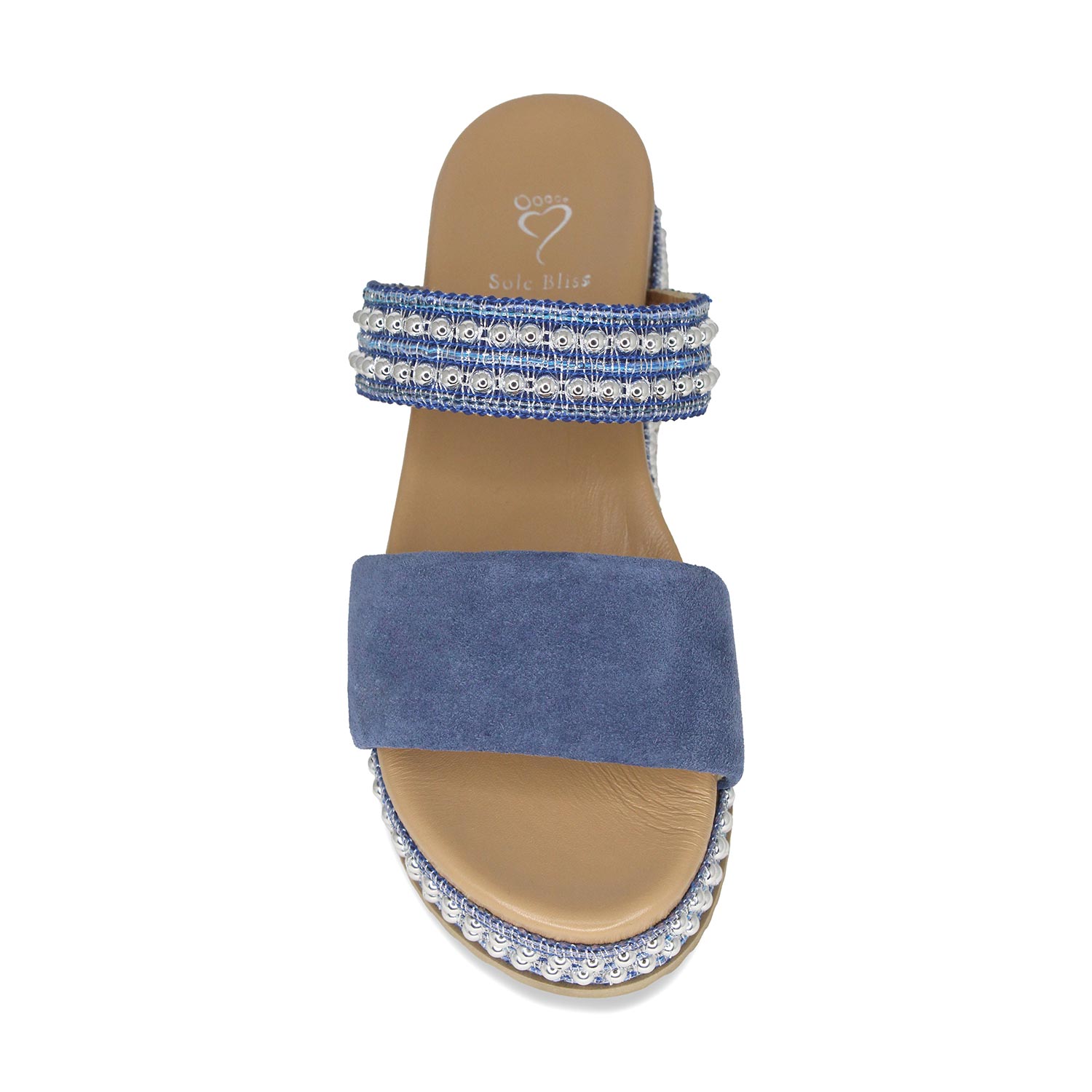 Brooke: Denim Suede Shoes Sole Bliss