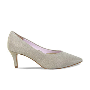 Carmen: Taupe Glitter Shoes Sole Bliss