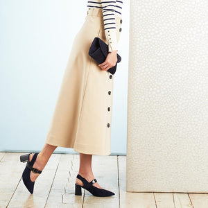 Corinne: Navy Suede & Patent Shoes Sole Bliss