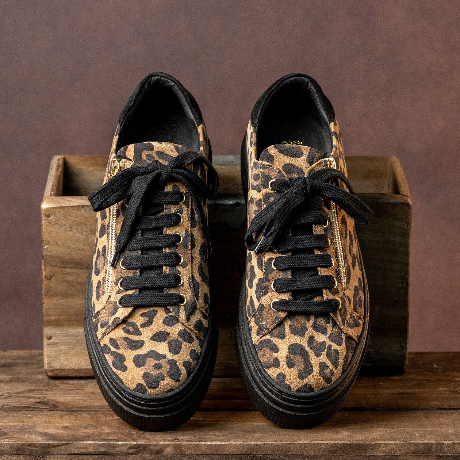 Diva: Luxe Leopard Suede Shoes Sole Bliss