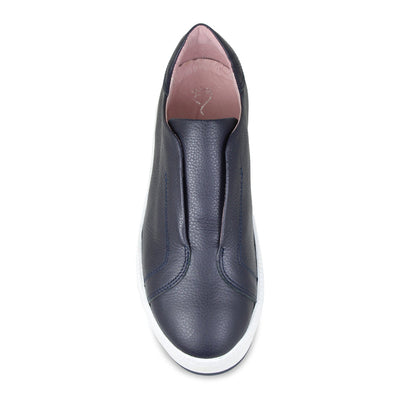 Drama: Navy Leather Shoes Sole Bliss