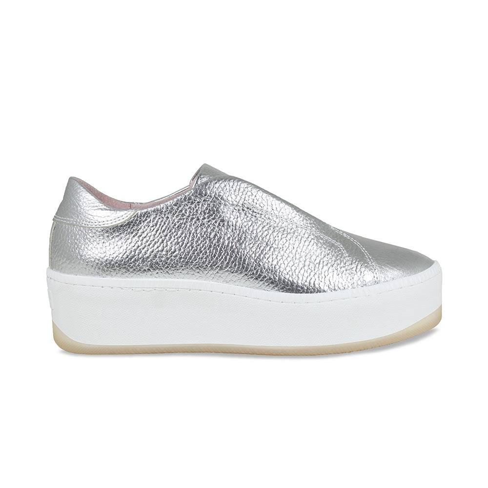 Drama: Silver Leather Shoes Sole Bliss