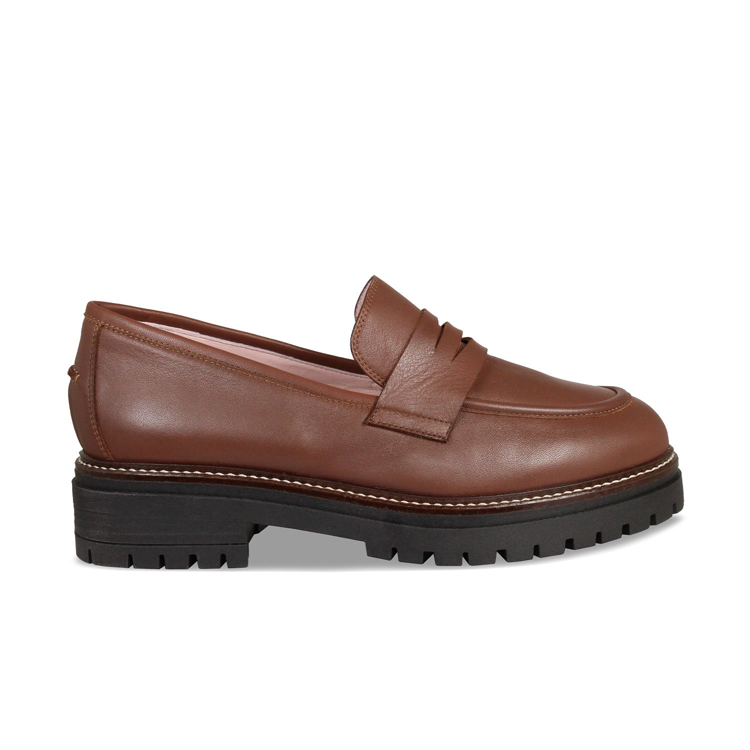 Fame: Tan Leather Shoes Sole Bliss