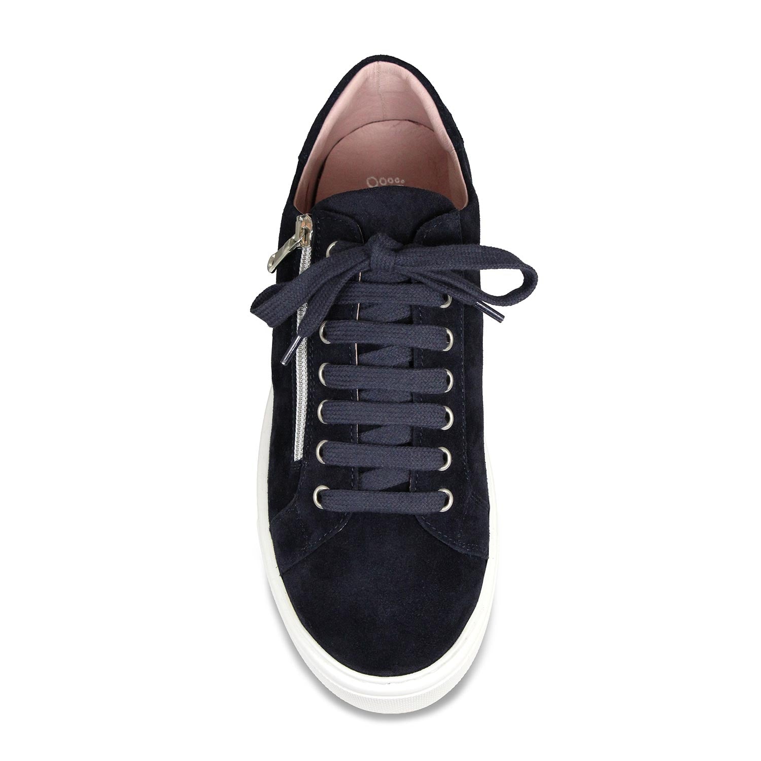 Feather: Navy Suede Shoes Sole Bliss