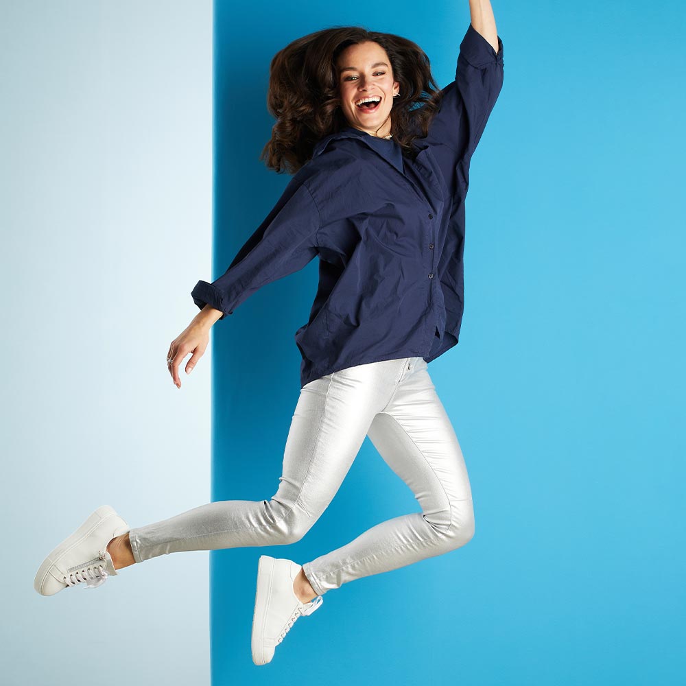 Feather: White Leather Shoes Sole Bliss