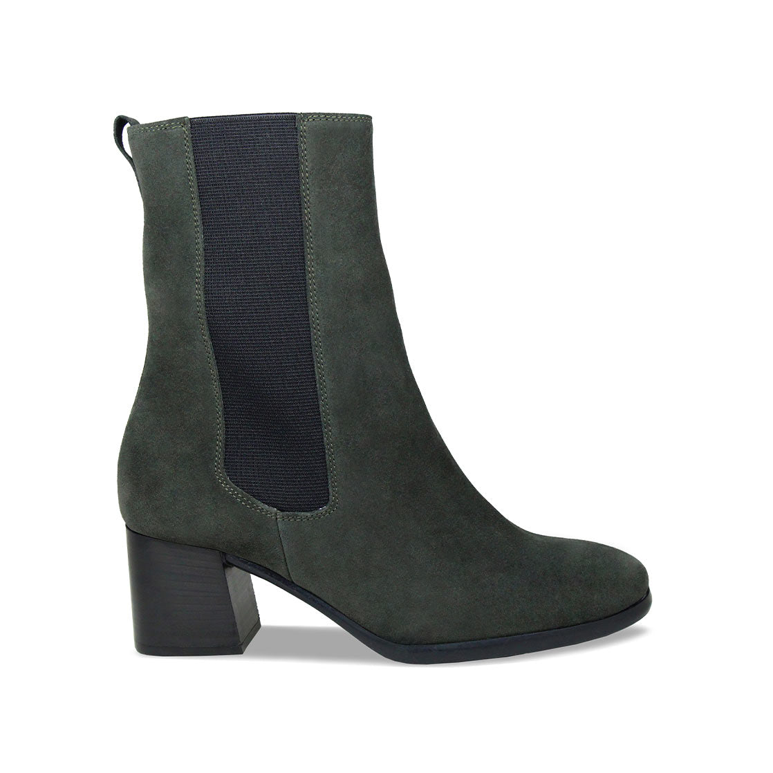 Fern: Khaki Suede Boots Sole Bliss