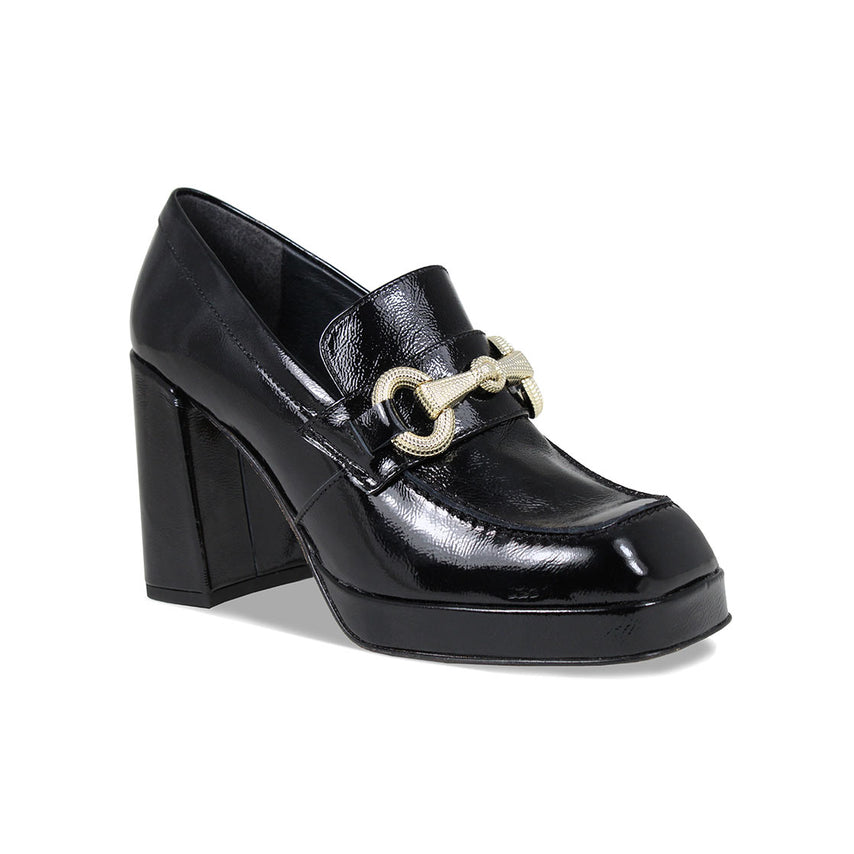 Genevieve: Black Patent Leather Boots Sole Bliss