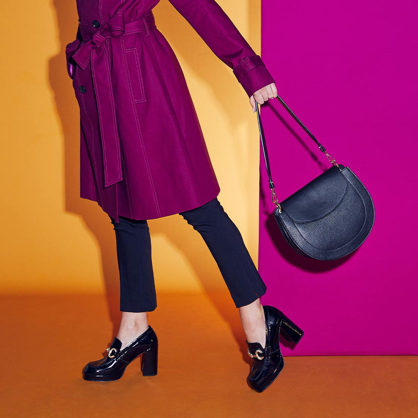 Genevieve: Black Patent Leather Boots Sole Bliss