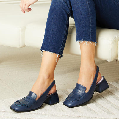 Gigi: Denim Leather Shoes Sole Bliss