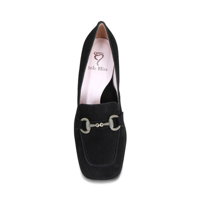 Giselle: Black Suede Shoes Sole Bliss