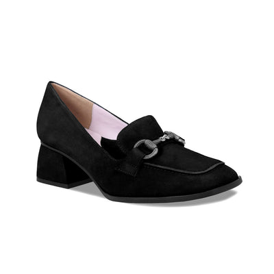 Giselle: Black Suede Shoes Sole Bliss