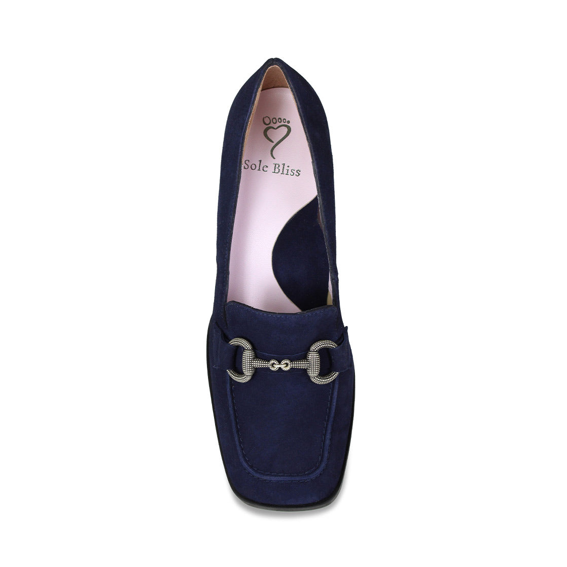 Giselle: Navy Suede Shoes Sole Bliss