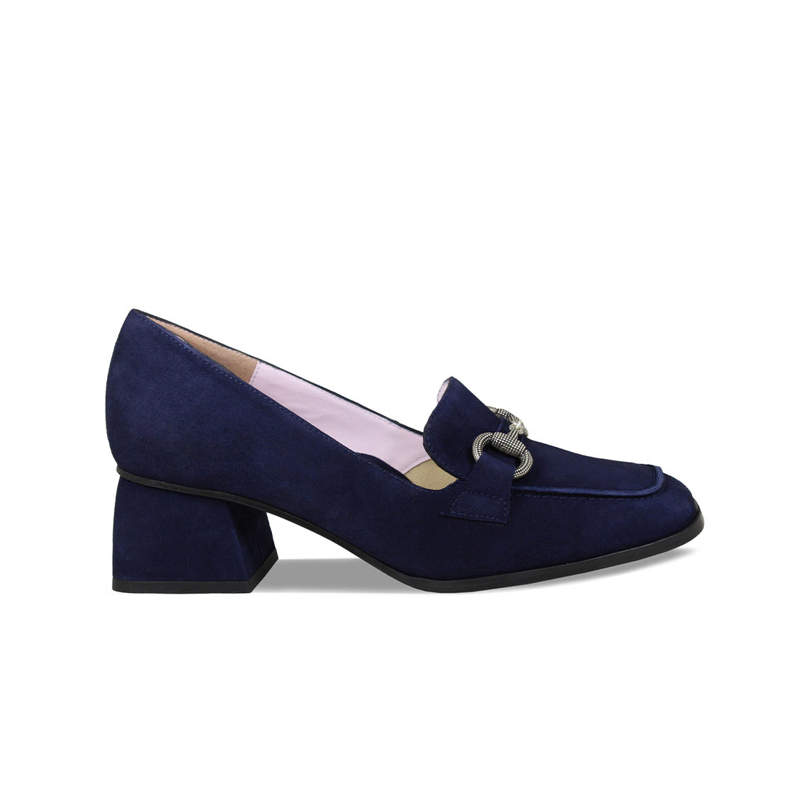 Giselle: Navy Suede Shoes Sole Bliss