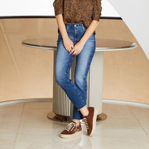Hampton Star: Chestnut Suede & Gold Shoes Sole Bliss