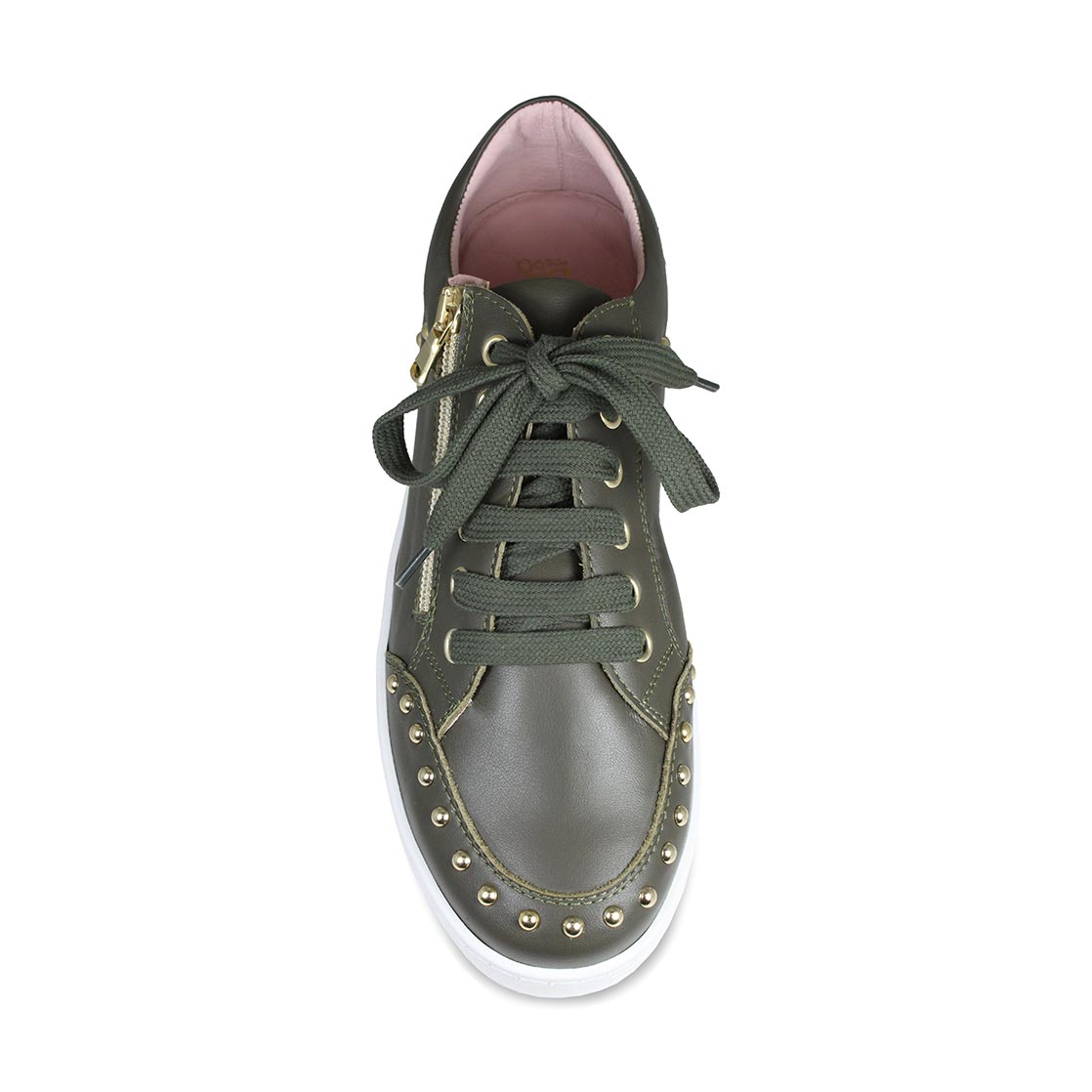 Haven: Khaki Leather Shoes Sole Bliss