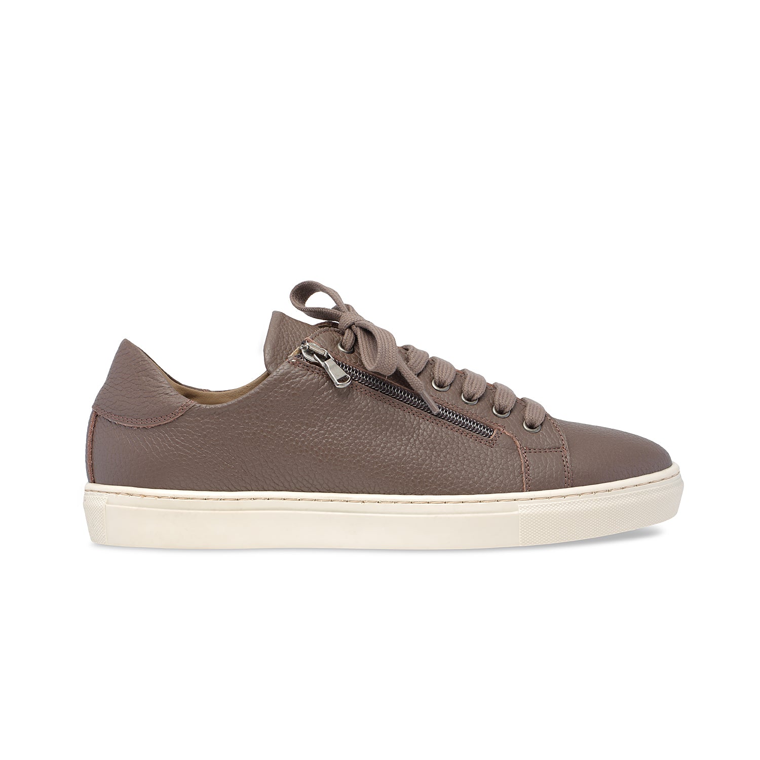 MEN'S Stride: Taupe Leather Shoes Sole Bliss