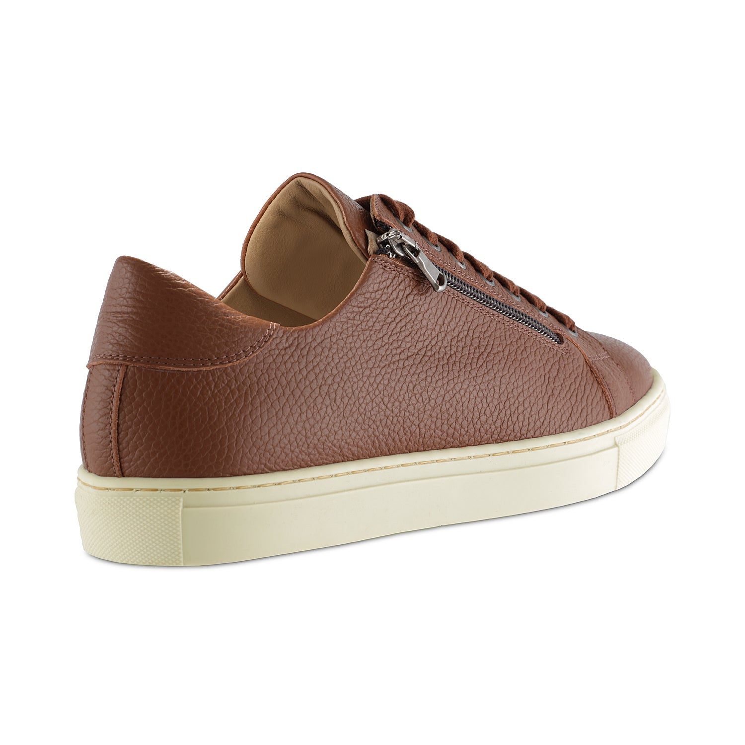MEN'S Stride: Tan Leather Shoes Sole Bliss