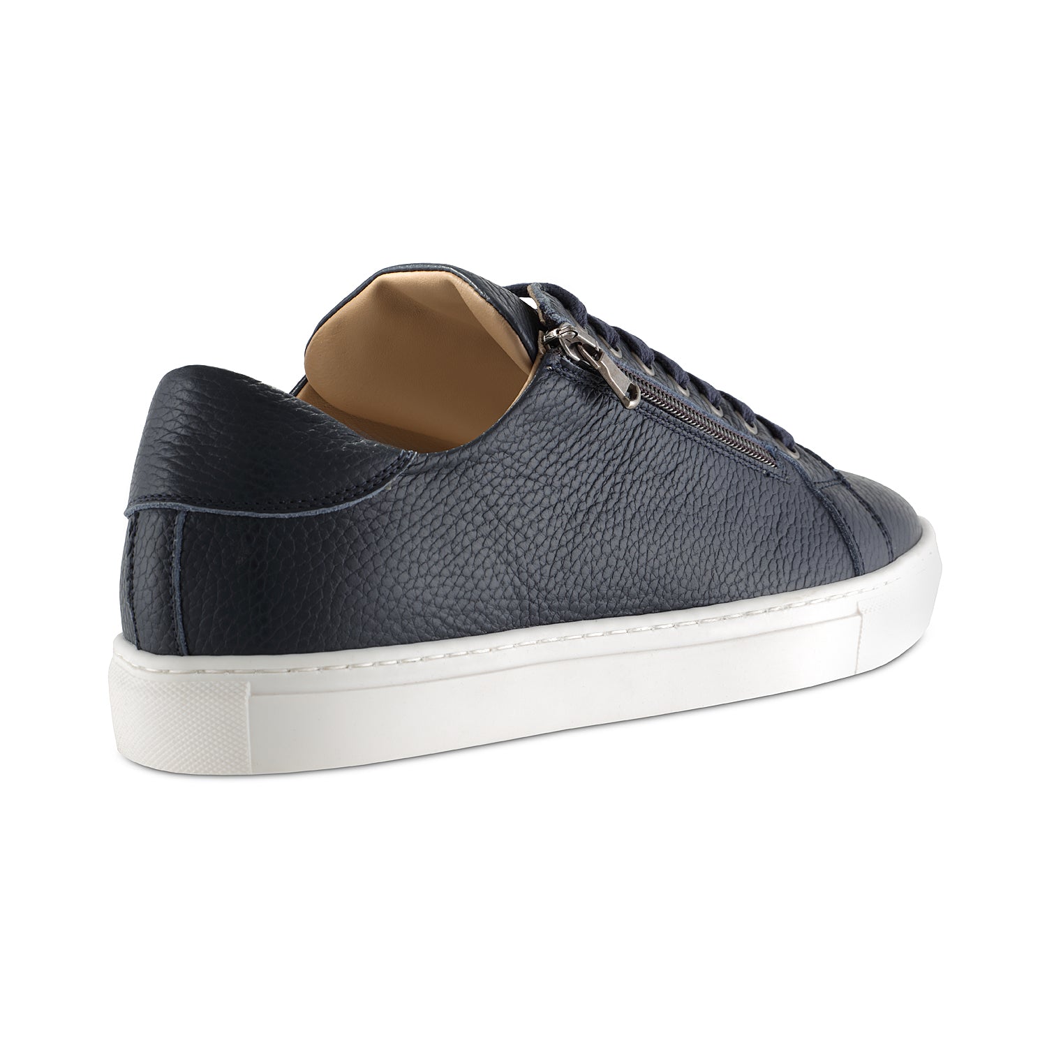 MEN'S Stride: Navy Leather Shoes Sole Bliss