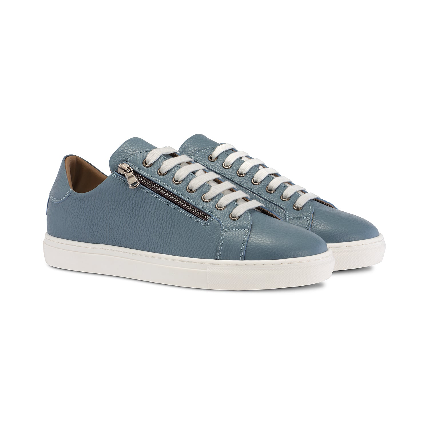 Stride: Denim Leather | Men's Trainers for Plantar Fasciitis Shoes Sole Bliss