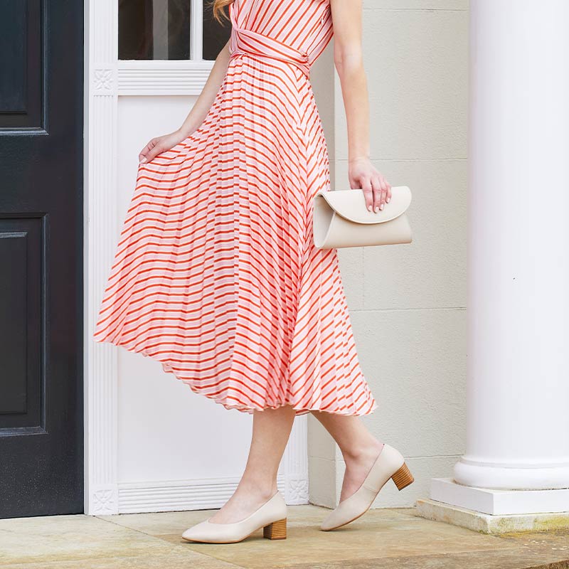 Ingrid: Cream Leather Shoes Sole Bliss