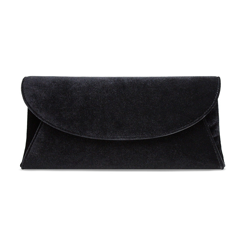 Jenna: Luxe Black Velvet Bags Sole Bliss