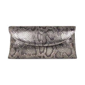 Jenna: Metallic Snake Print Leather Bags Sole Bliss