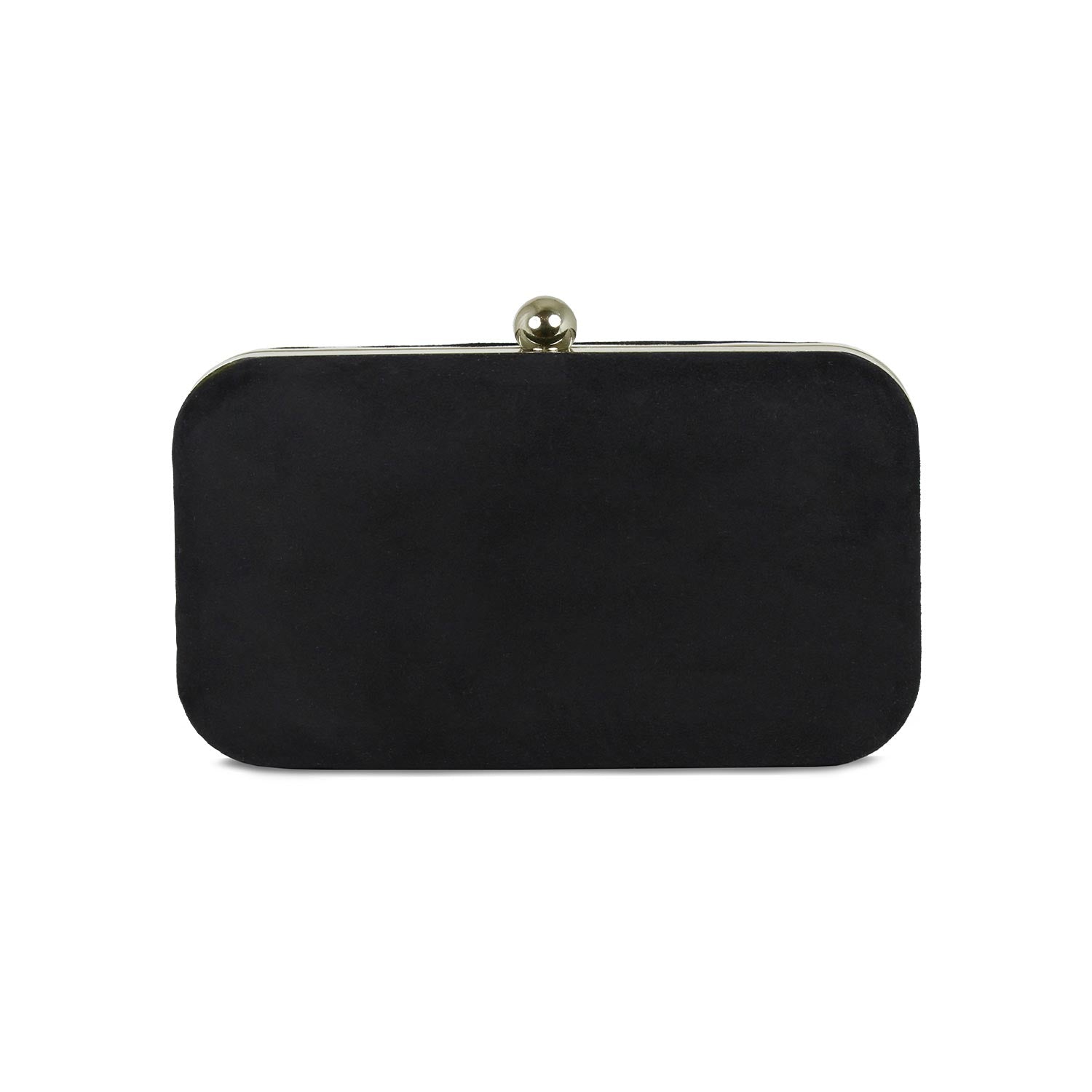 Jewel: Black Suede & Gold Bags Sole Bliss