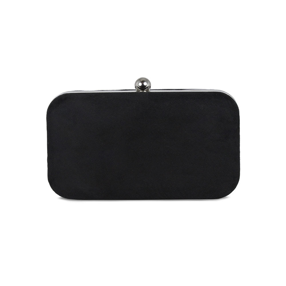 Jewel: Black Suede & Silver Bags Sole Bliss