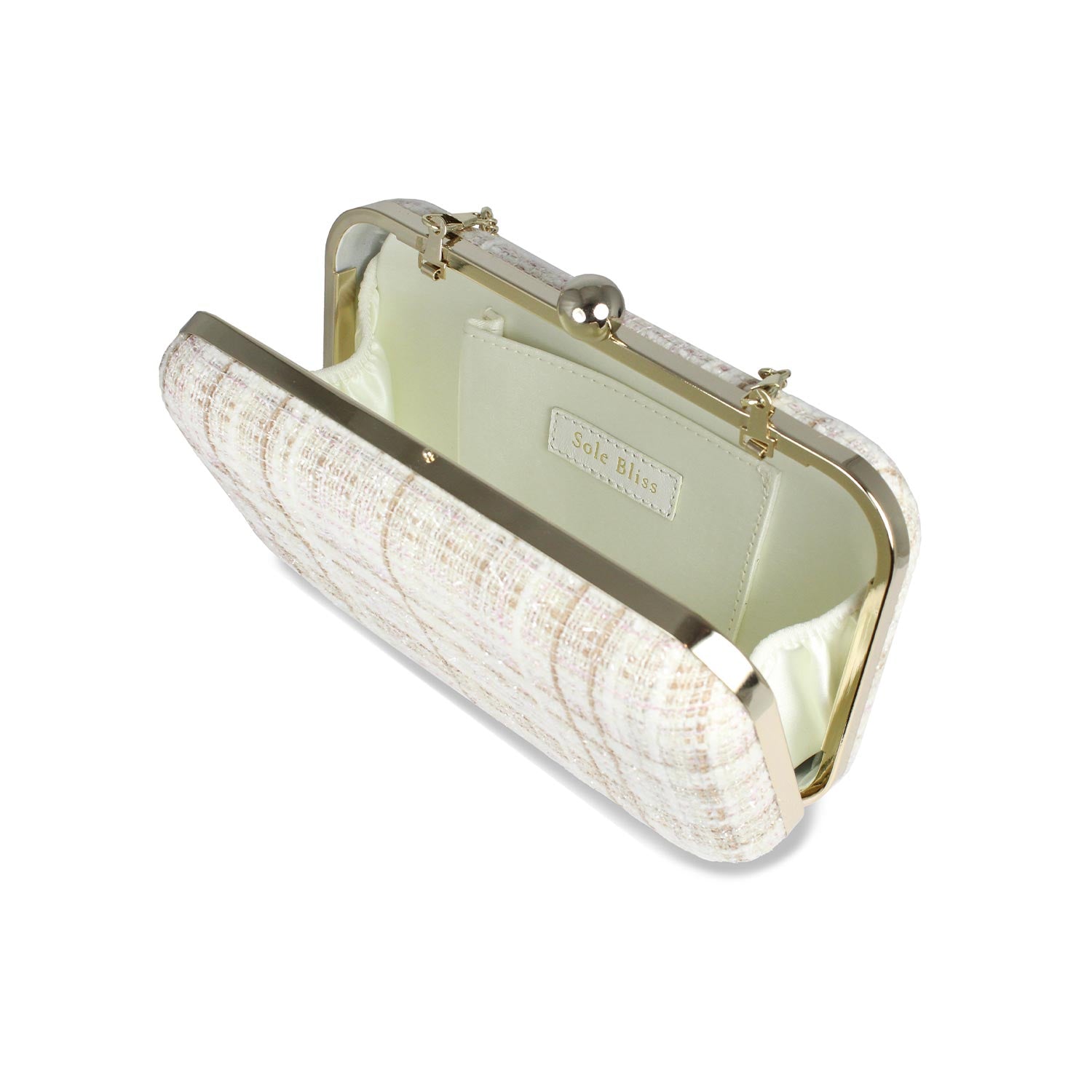 Jewel: Cream Tweed Bags Sole Bliss