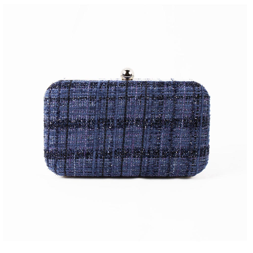 Jewel: Navy Tweed Bags Sole Bliss
