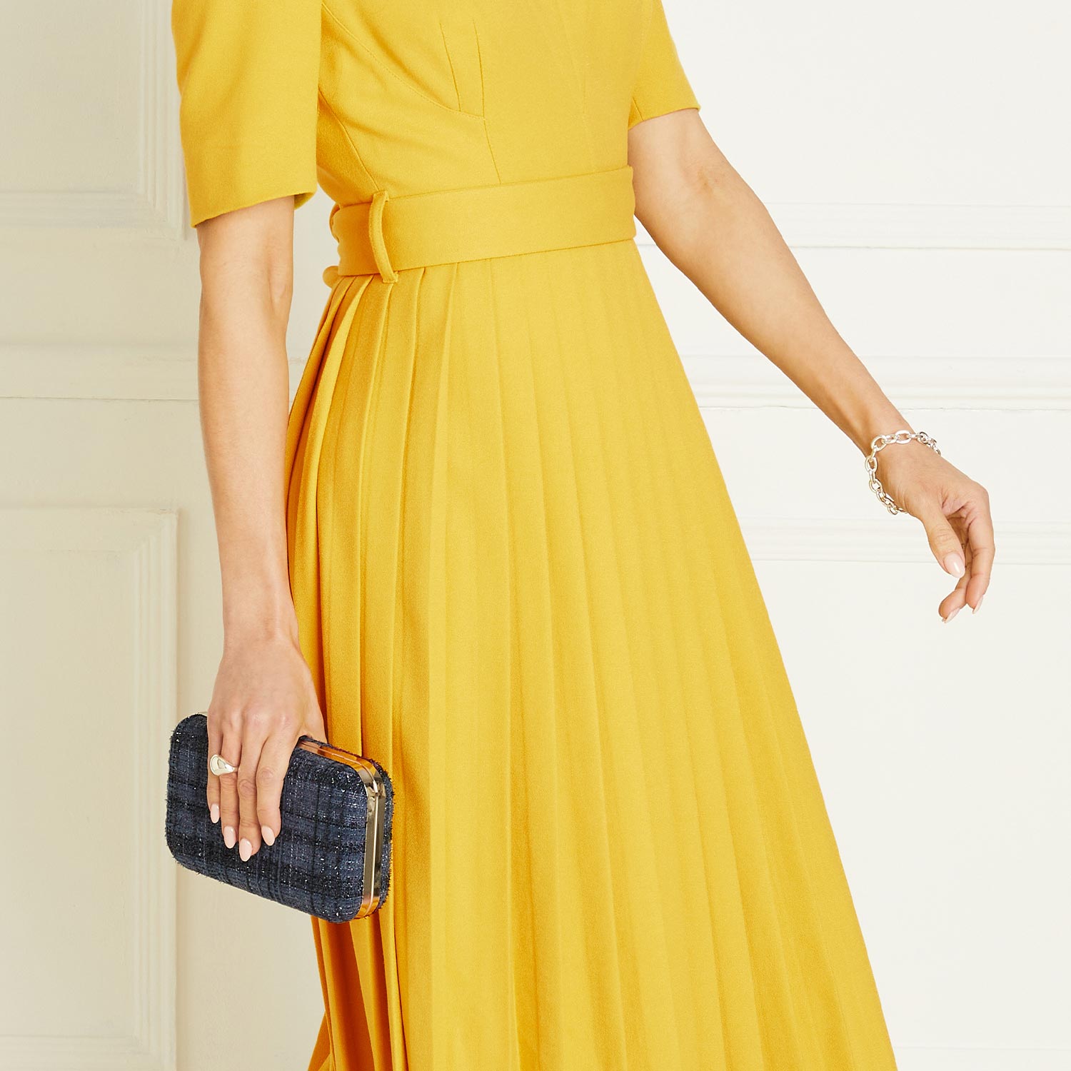 Jewel: Navy Tweed Bags Sole Bliss