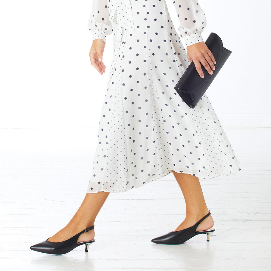 Kara: Black Leather Shoes Sole Bliss