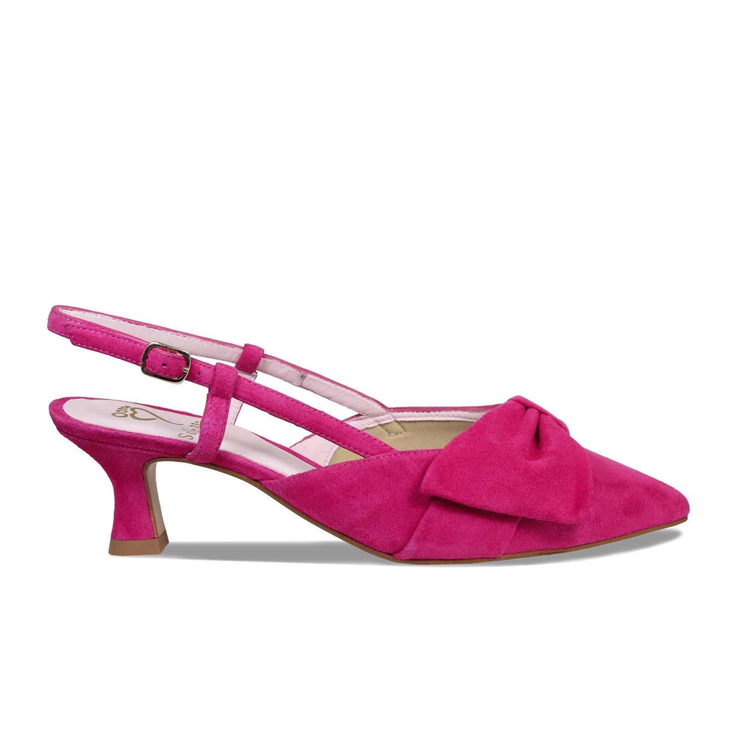 Kennedy: Hot Pink Suede Shoes Sole Bliss