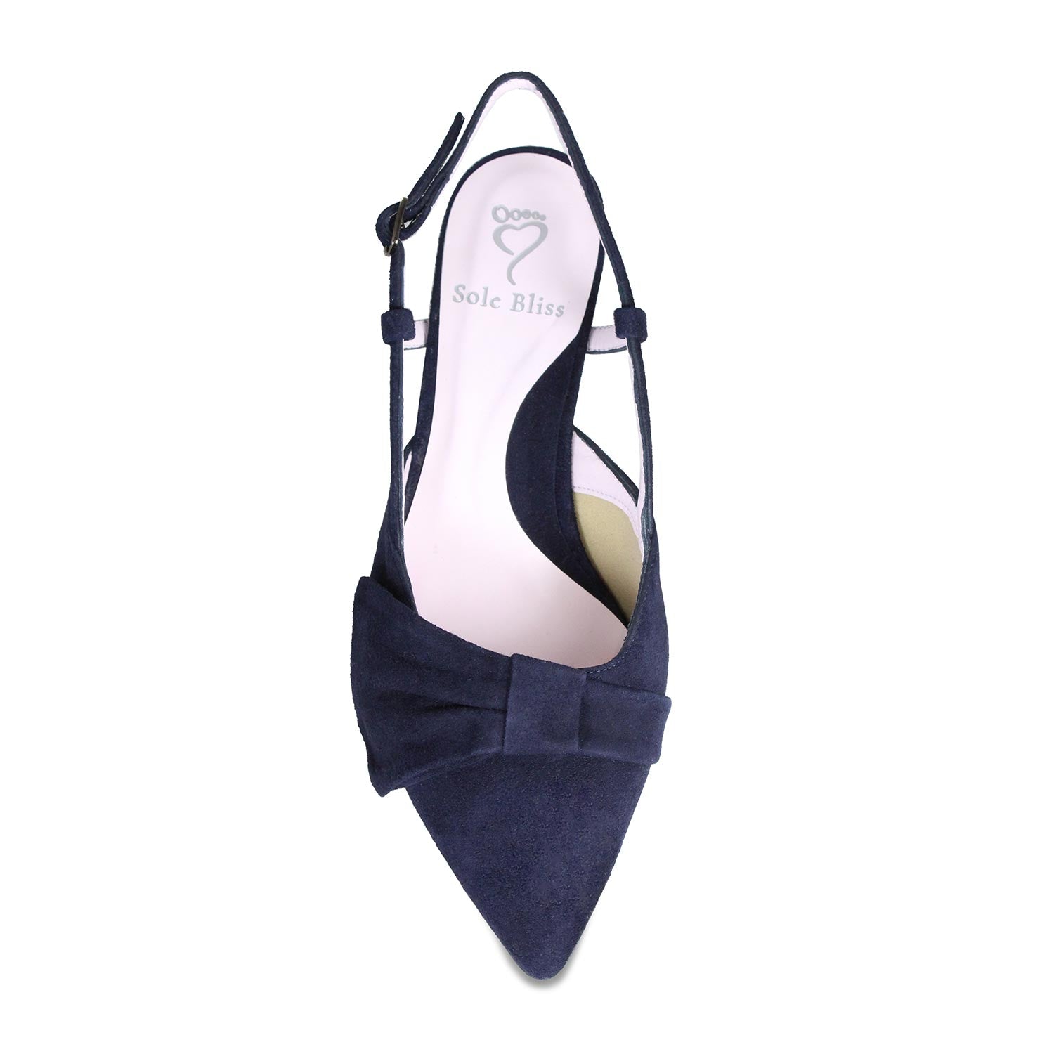 Kennedy: Navy Suede Shoes Sole Bliss