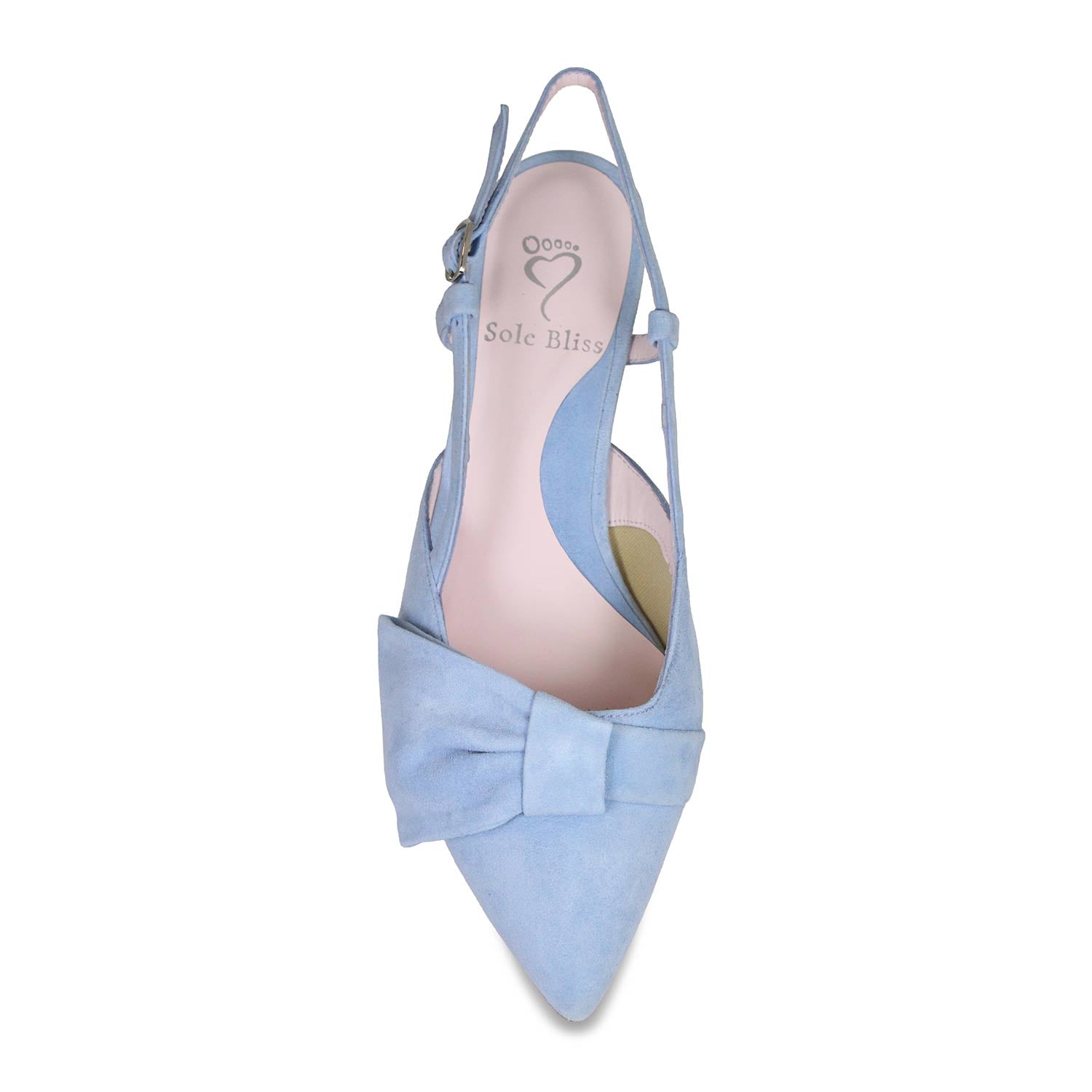 Kennedy: Pastel Blue Suede Shoes Sole Bliss