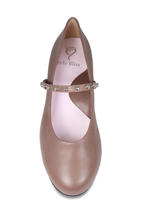 Layton: Taupe Leather Shoes Sole Bliss