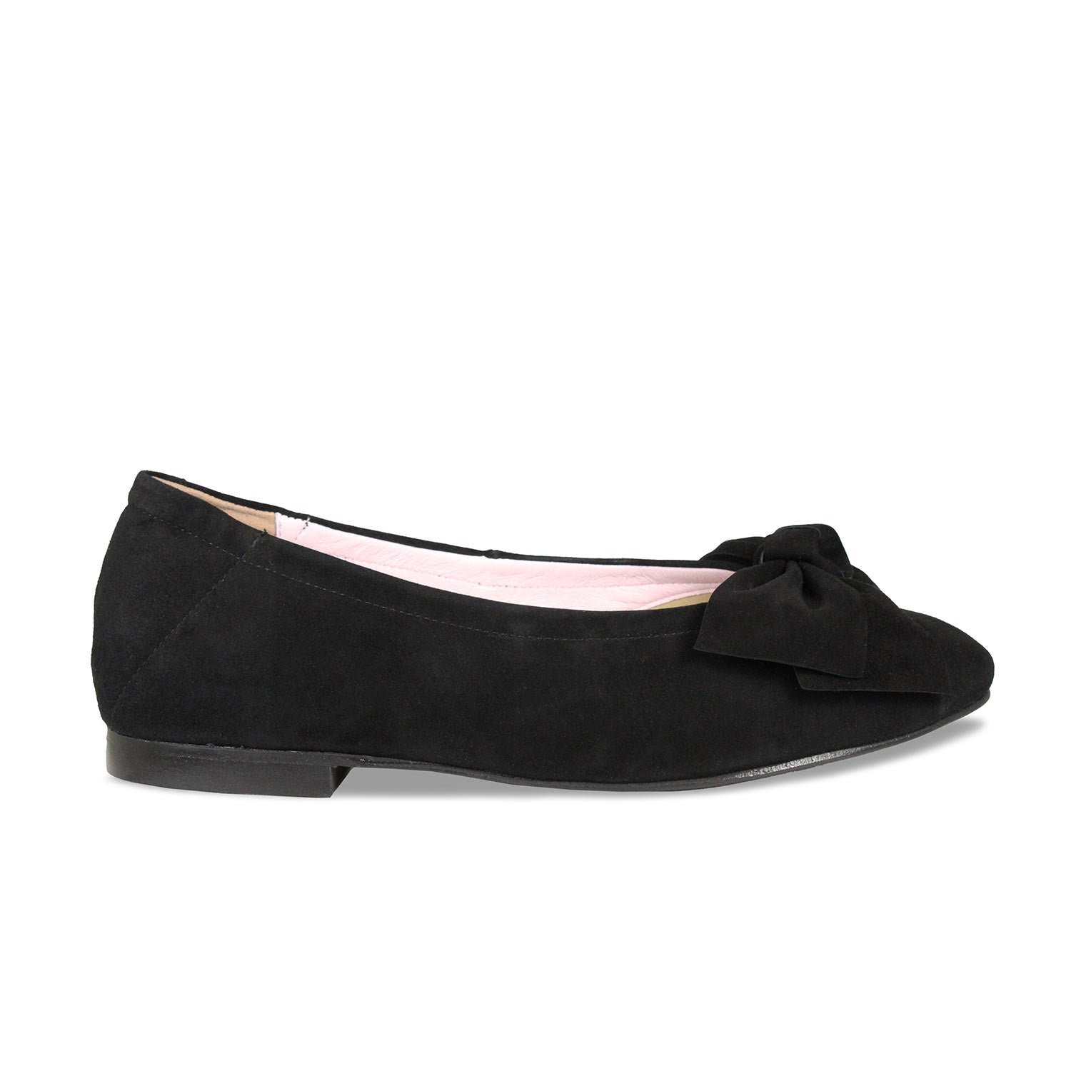 Lola: Black Suede Shoes Sole Bliss