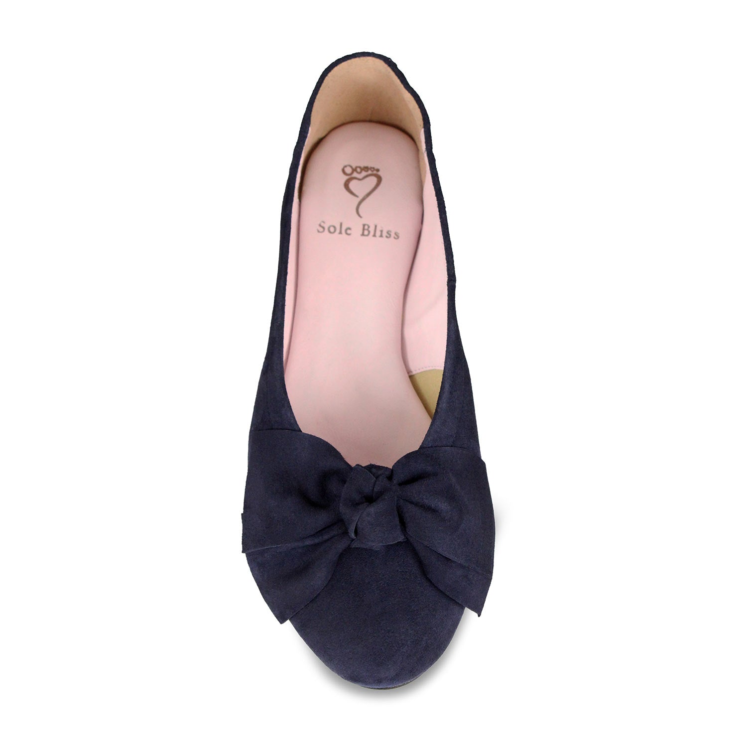Lola: Navy Suede Shoes Sole Bliss