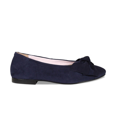 Lola: Navy Suede Shoes Sole Bliss