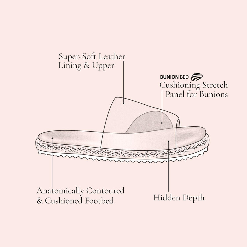Bailey: Cream Leather Shoes Sole Bliss