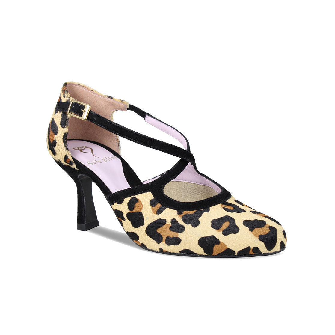Meredith: Luxe Leopard & Black Suede Shoes Sole Bliss