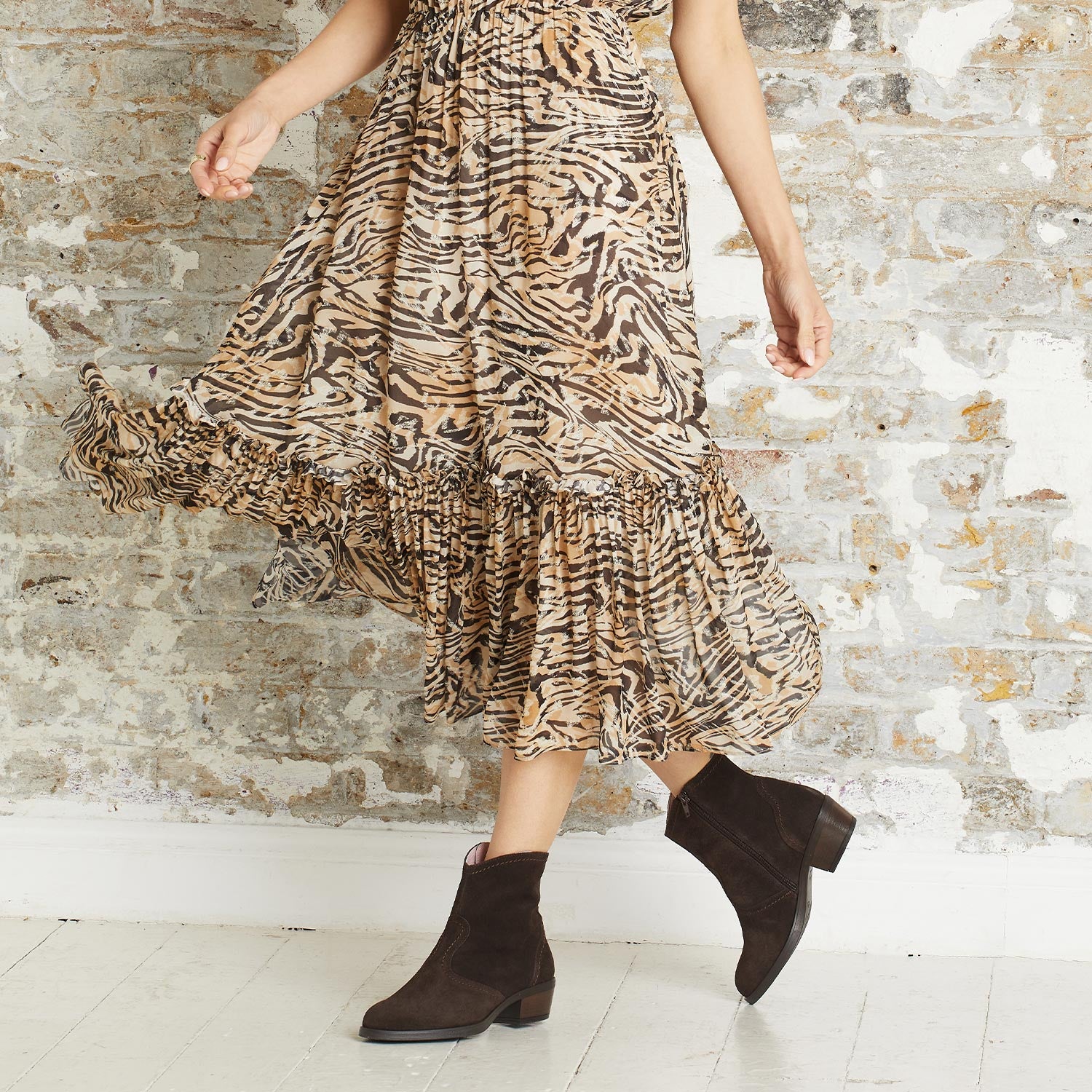 Montana: Chocolate Suede Boots Sole Bliss