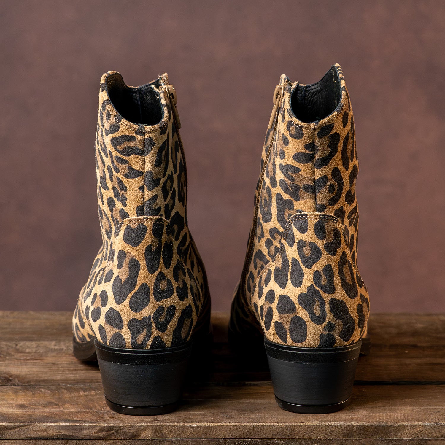Montana: Luxe Leopard Suede Boots Sole Bliss